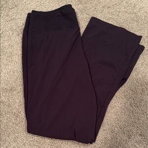 Lucy wide leg wide waistband black pants with side pockets